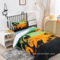 Conjunto de cama de 3 peças com animal de desenho para quarto infantil